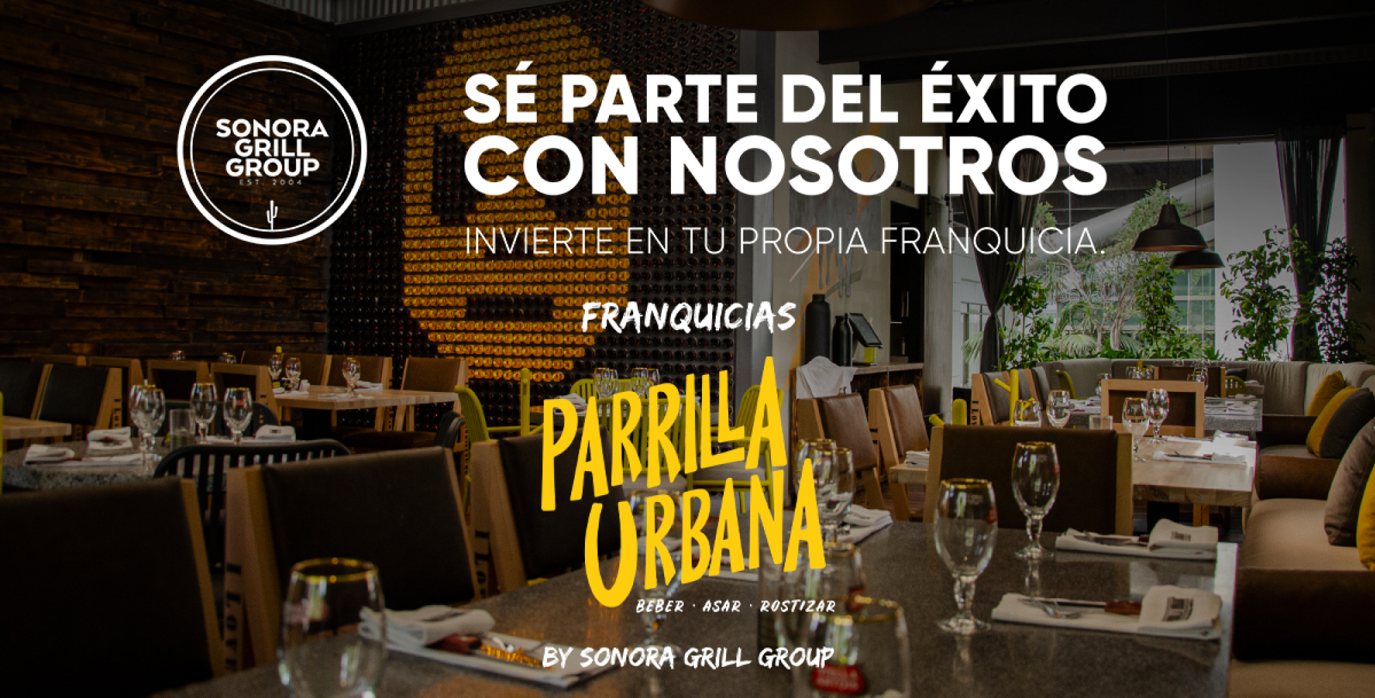 Franquicias - Únete al éxito de Sonora Grill Group